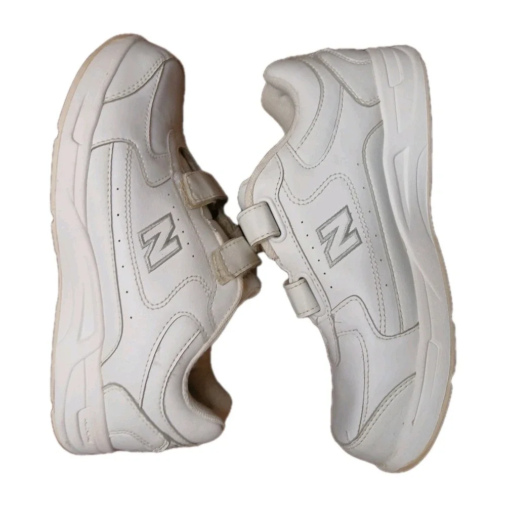 NB-New Balance 576 WALKING DSL Hook and Loop White SNEAKERS Shoes Sz 9‎ 2E #1300